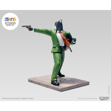 Attakus - John Blacksad schussbereit! - Blacksad-Statue