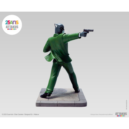 Attakus - John Blacksad schussbereit! - Blacksad-Statue