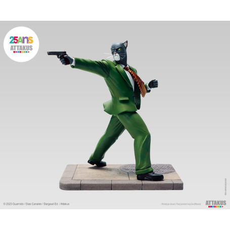 Attakus - John Blacksad schussbereit! - Blacksad-Statue