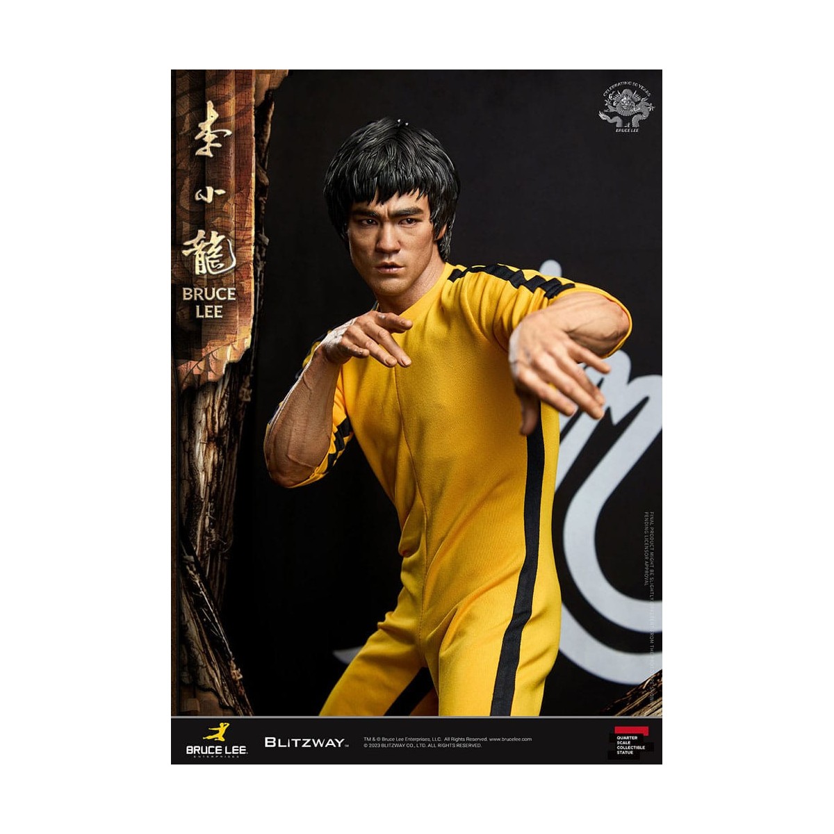 Blitzway - Bruce Lee Statuette 1/4 50th Anniversary Tribute - Das Spiel des Todes