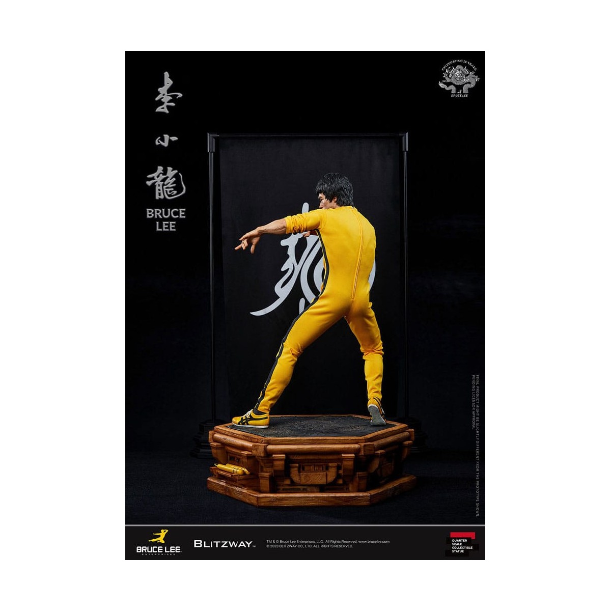 Blitzway - Bruce Lee Statuette 1/4 50th Anniversary Tribute - Das Spiel des Todes