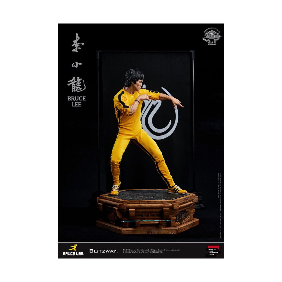 Blitzway - Bruce Lee Statuette 1/4 50th Anniversary Tribute - Das Spiel des Todes