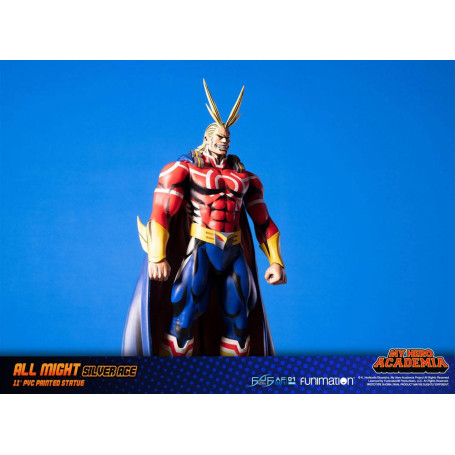 First 4 Figures - My Hero Academia - All Might Silver Age Standard Edition PVC Statue