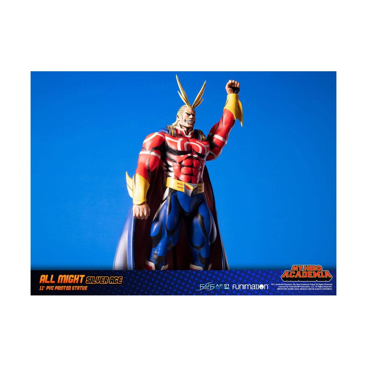 First 4 Figures - My Hero Academia - All Might Silver Age Standard Edition PVC Statue
