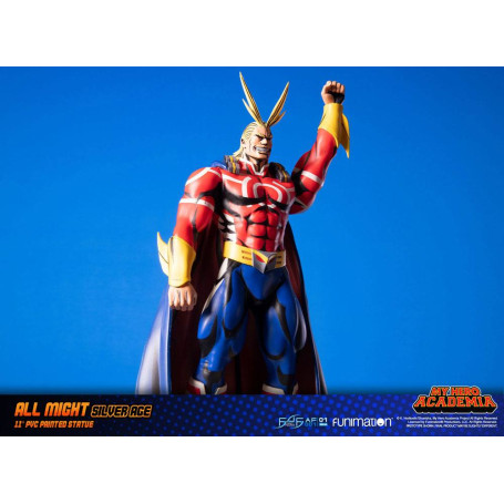 First 4 Figures - My Hero Academia - All Might Silver Age Standard Edition PVC Statue