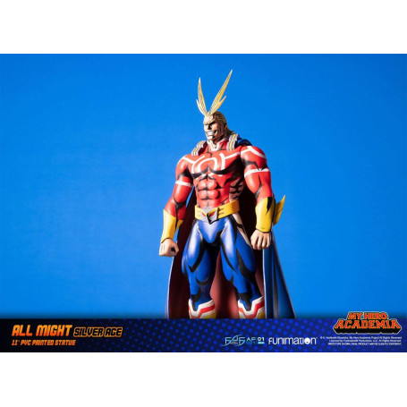First 4 Figures - My Hero Academia - All Might Silver Age Standard Edition PVC Statue