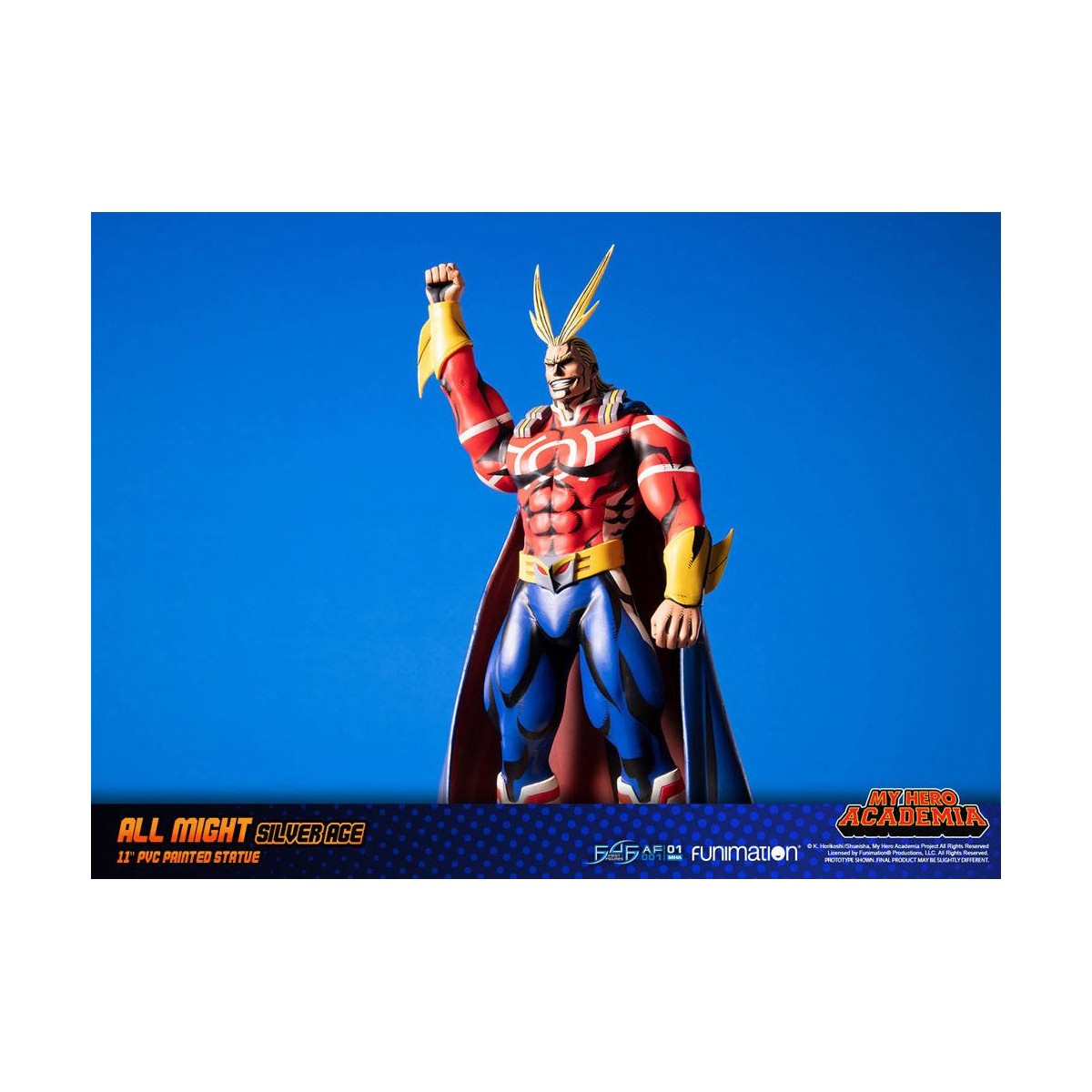 First 4 Figures - My Hero Academia - All Might Silver Age Standard Edition PVC Statue