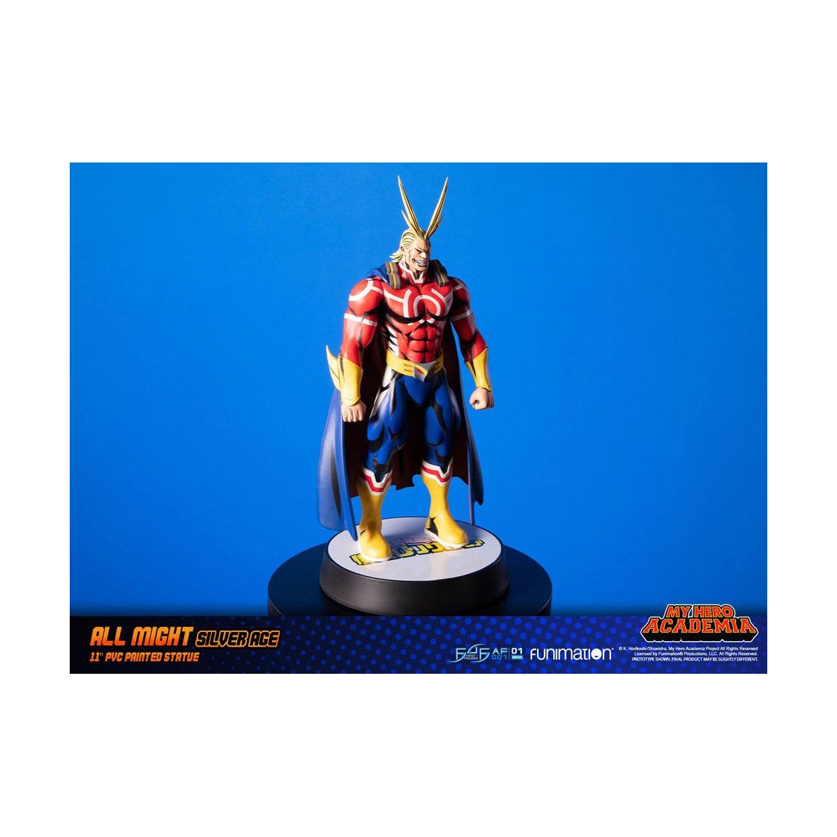 First 4 Figures - My Hero Academia - All Might Silver Age Standard Edition PVC Statue