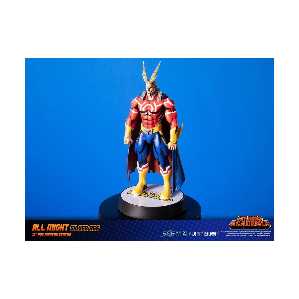First 4 Figures - My Hero Academia - All Might Silver Age Standard Edition PVC Statue