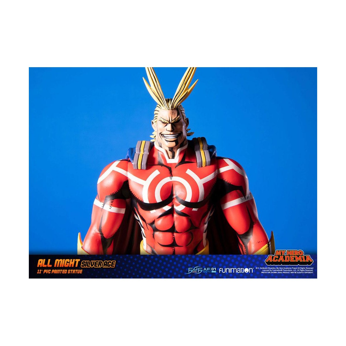 First 4 Figures - My Hero Academia - All Might Silver Age Standard Edition PVC Statue