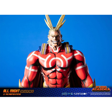 First 4 Figures - My Hero Academia - All Might Silver Age Standard Edition PVC Statue