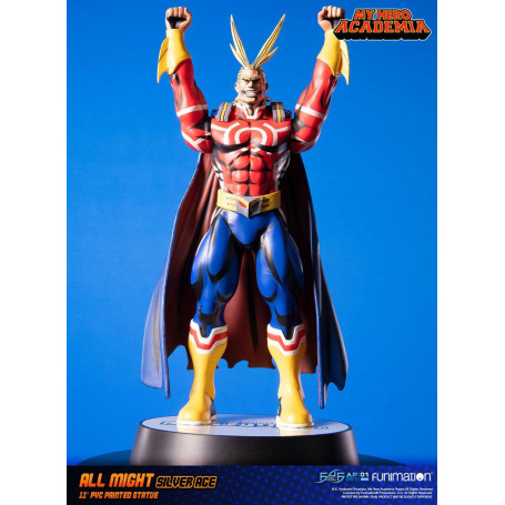 First 4 Figures - My Hero Academia - All Might Silver Age Standard Edition PVC Statue