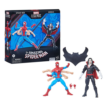 Marvel Legends The Amazing Spider-Man - 6 Arme Spider-Man & Morbius 2 pack
