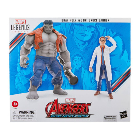 Marvel Legends - GRAY HULK & DR. BRUCE BANNER - Avengers: Beyond Earth's Mightiest