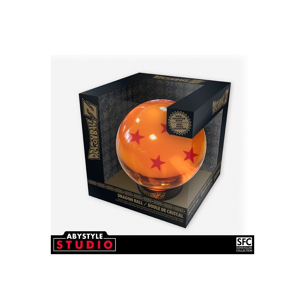 ABYstyle - Dragon Ball Z - DRAGON BALL - Kristallkugel mit 4 Sternen 75 mm + Sockel