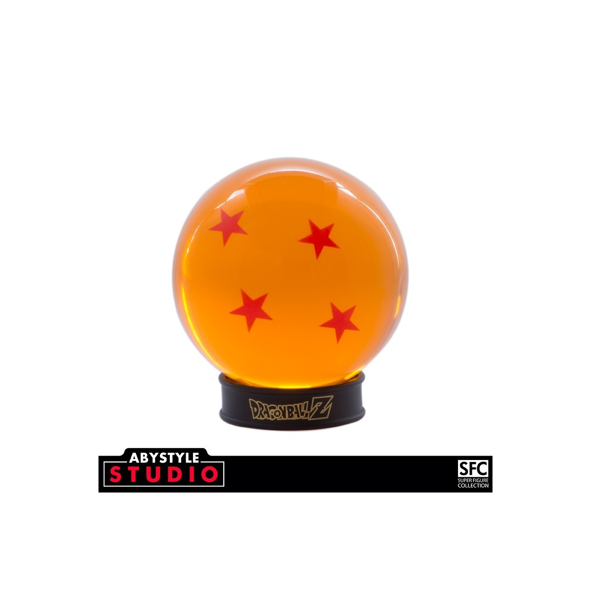 ABYstyle - Dragon Ball Z - DRAGON BALL - Kristallkugel mit 4 Sternen 75 mm + Sockel