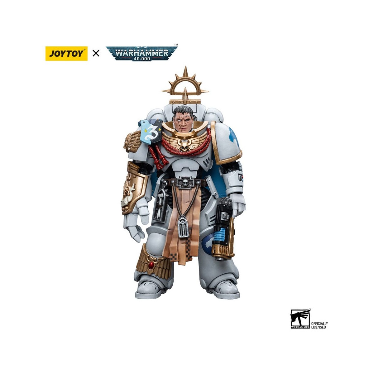 JoyToy Space Marines - White Consuls - Captain Messinius 1/18 - Warhammer 40K