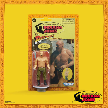 Hasbro - German Mechanic - Indiana Jones Raiders of the Lost Ark - The Retro Collection