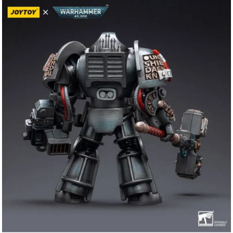JoyToy Space Marines - Grey Knights - Nemesis Dreadknight with Grey Knight 1/18 - Warhammer 40K