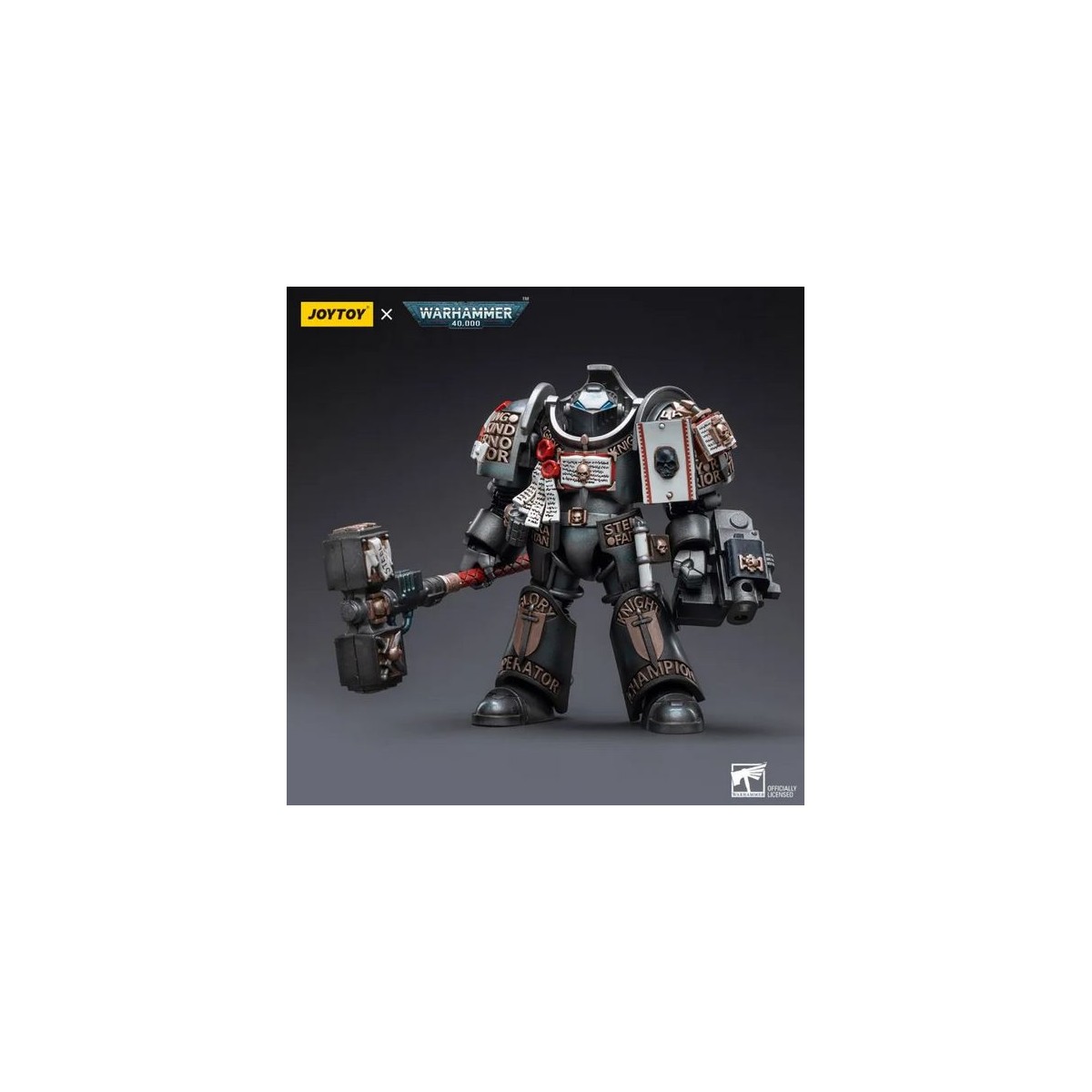 JoyToy Space Marines - Grey Knights - Nemesis Dreadknight with Grey Knight 1/18 - Warhammer 40K