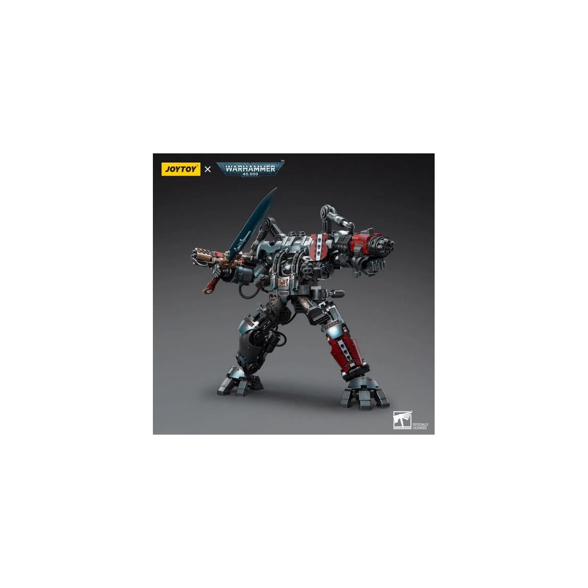 JoyToy Space Marines - Grey Knights - Nemesis Dreadknight with Grey Knight 1/18 - Warhammer 40K