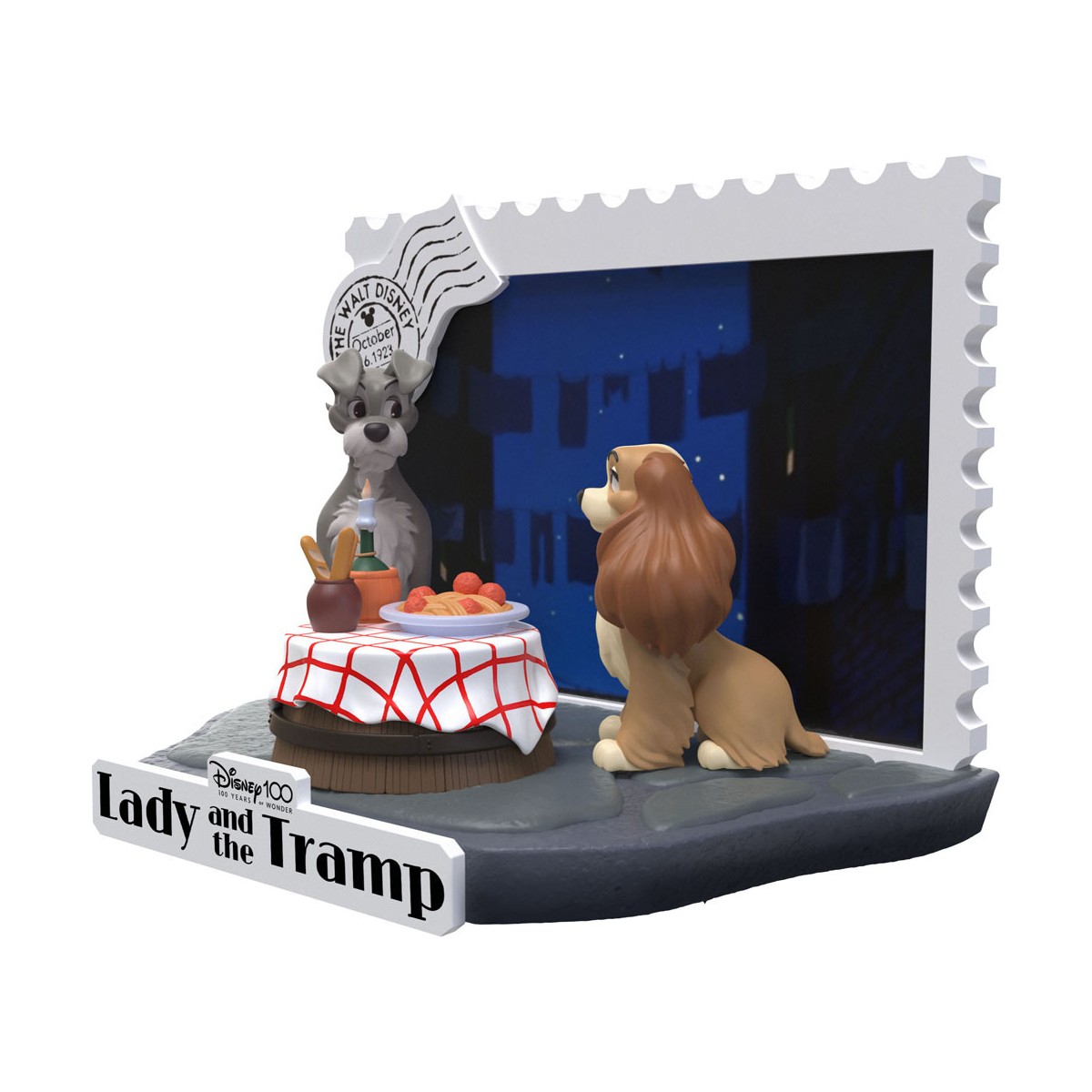 Beast Kingdom Disney - D-Stage PVC Diorama Die Schöne und der Clochard - Disney 100 Years of Wonder