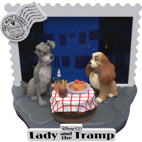 Beast Kingdom Disney - D-Stage PVC Diorama Die Schöne und der Clochard - Disney 100 Years of Wonder