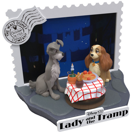 Beast Kingdom Disney - D-Stage PVC Diorama Die Schöne und der Clochard - Disney 100 Years of Wonder