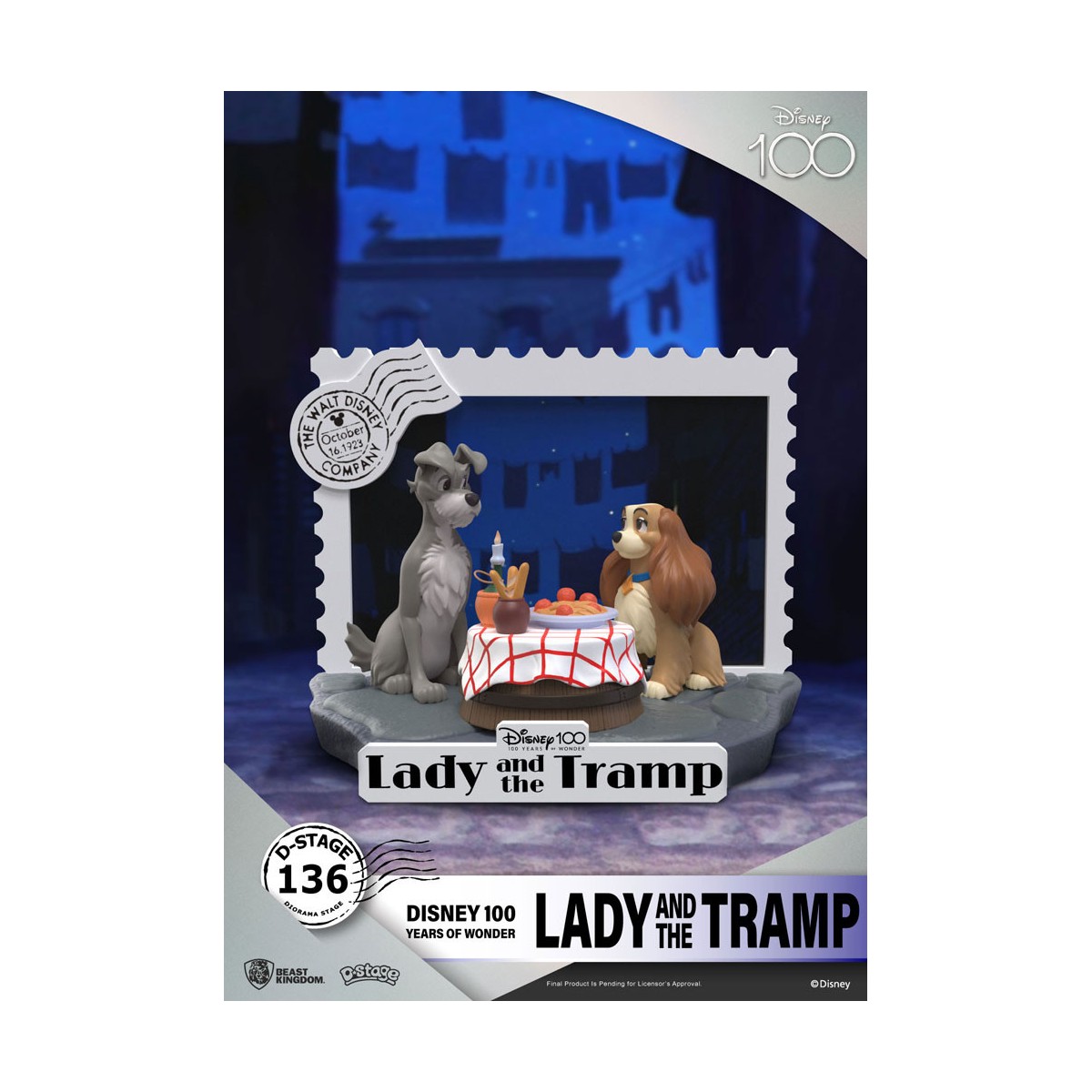 Beast Kingdom Disney - D-Stage PVC Diorama Die Schöne und der Clochard - Disney 100 Years of Wonder