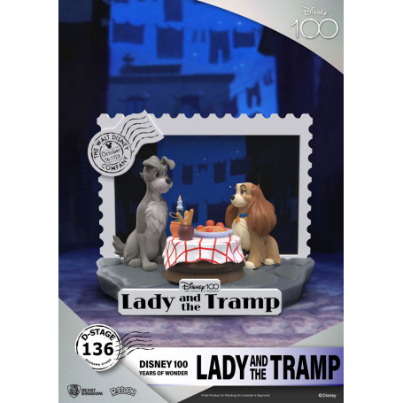 Beast Kingdom Disney - D-Stage PVC Diorama Die Schöne und der Clochard - Disney 100 Years of Wonder