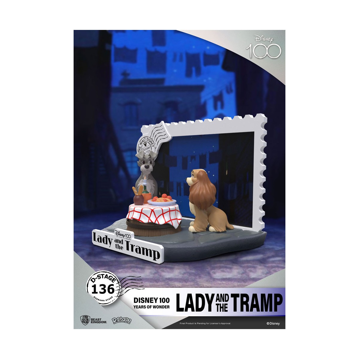 Beast Kingdom Disney - D-Stage PVC Diorama Die Schöne und der Clochard - Disney 100 Years of Wonder