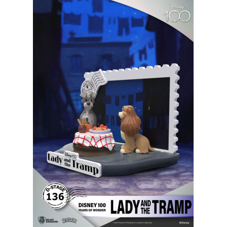 Beast Kingdom Disney - D-Stage PVC Diorama Die Schöne und der Clochard - Disney 100 Years of Wonder