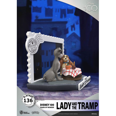 Beast Kingdom Disney - D-Stage PVC Diorama Die Schöne und der Clochard - Disney 100 Years of Wonder