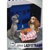 Beast Kingdom Disney - D-Stage PVC Diorama Die Schöne und der Clochard - Disney 100 Years of Wonder