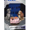 Beast Kingdom Disney - D-Stage PVC Diorama Die Schöne und der Clochard - Disney 100 Years of Wonder