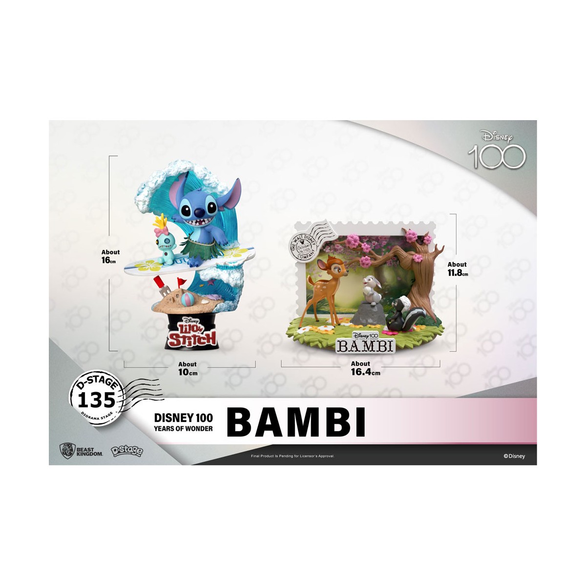 Beast Kingdom Disney - D-Stage PVC Diorama Bambi - Disney 100 Years of Wonder
