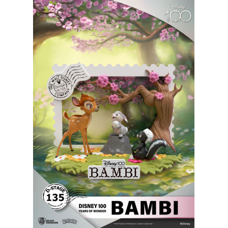 Beast Kingdom Disney - D-Stage PVC Diorama Bambi - Disney 100 Years of Wonder