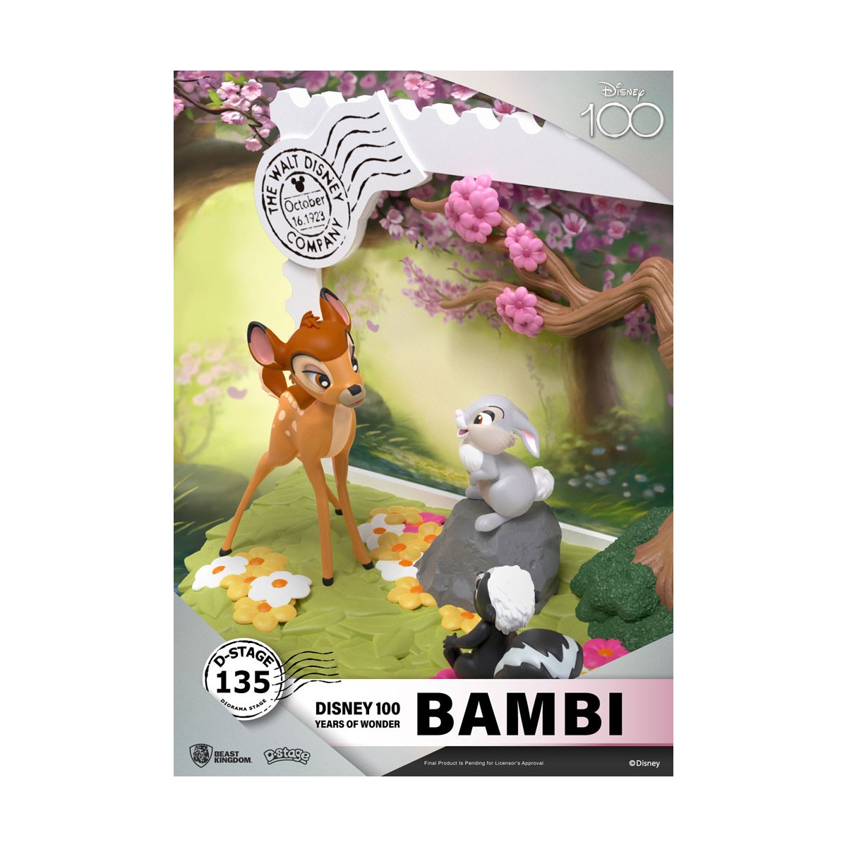 Beast Kingdom Disney - D-Stage PVC Diorama Bambi - Disney 100 Years of Wonder