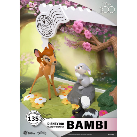 Beast Kingdom Disney - D-Stage PVC Diorama Bambi - Disney 100 Years of Wonder