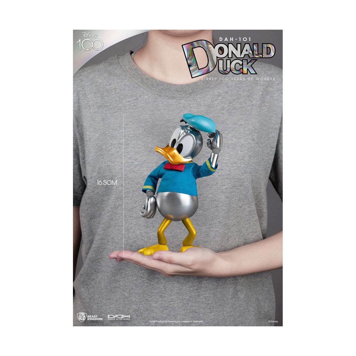 Beast Kingdom Disney 100 Years of Wonder - Donald Duck - Dynamic Action Heroes 1/9 - D100