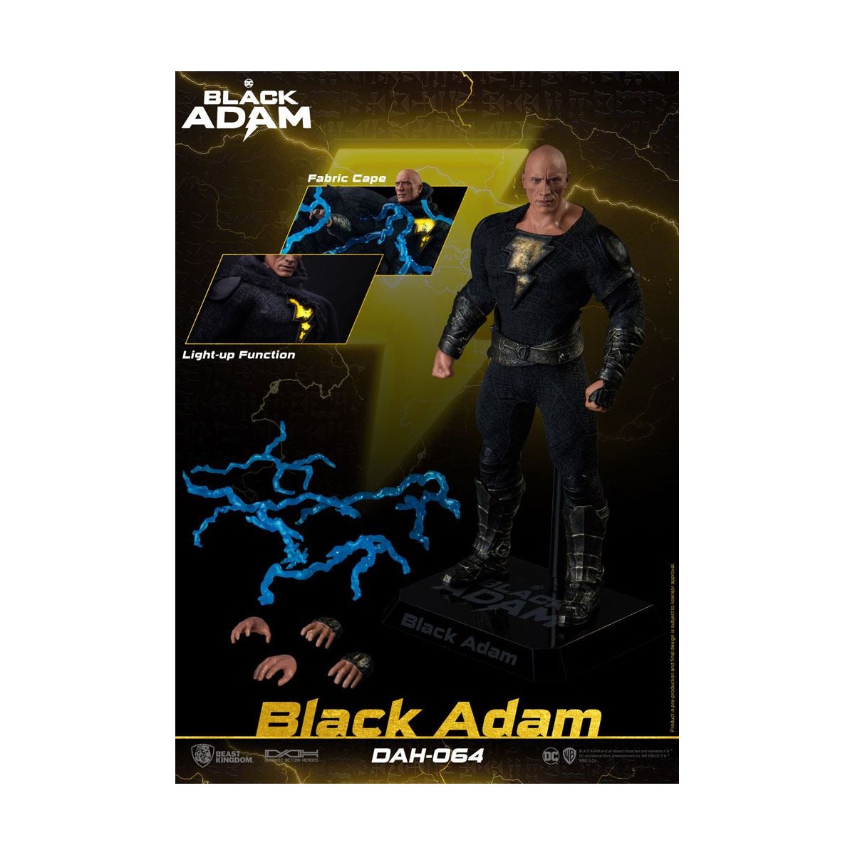 Beast Kingdom - Black Adam - Actionfigur 1/9 Dynamic Action Heroes