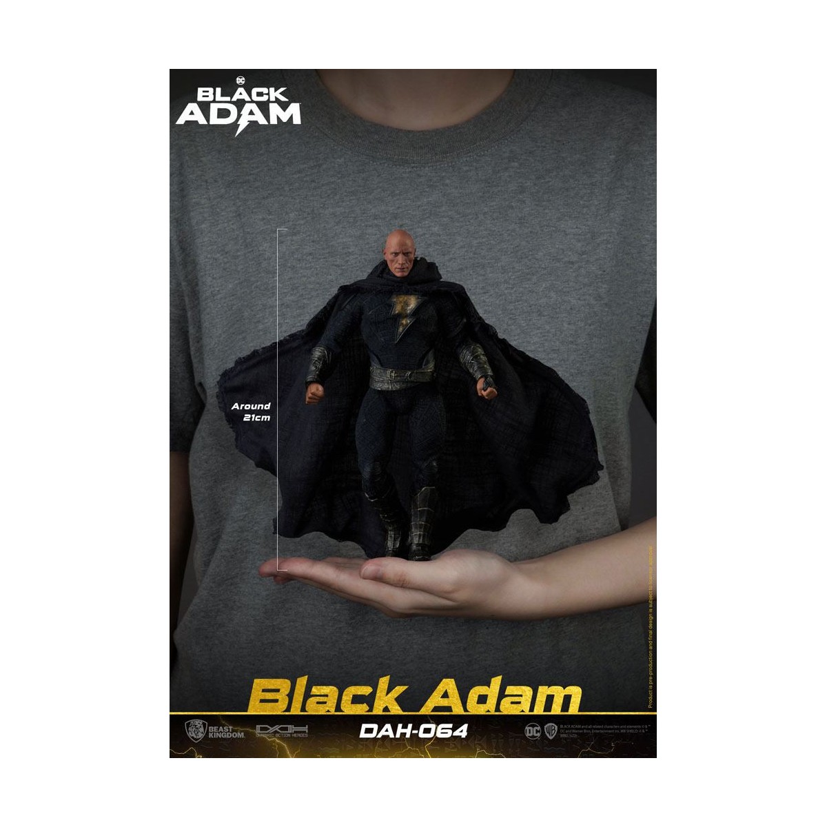 Beast Kingdom - Black Adam - Actionfigur 1/9 Dynamic Action Heroes