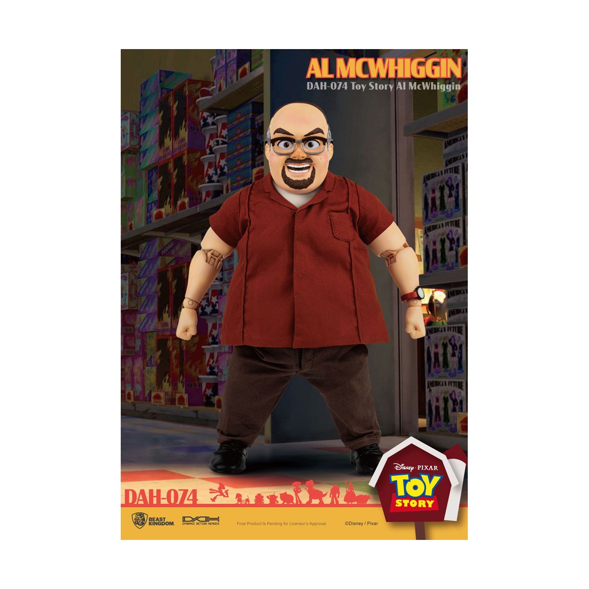 Beast Kingdom - Toy Story 2 Al Mcwhiggn - Dynamic Action Heroes Actionfigur 1/9