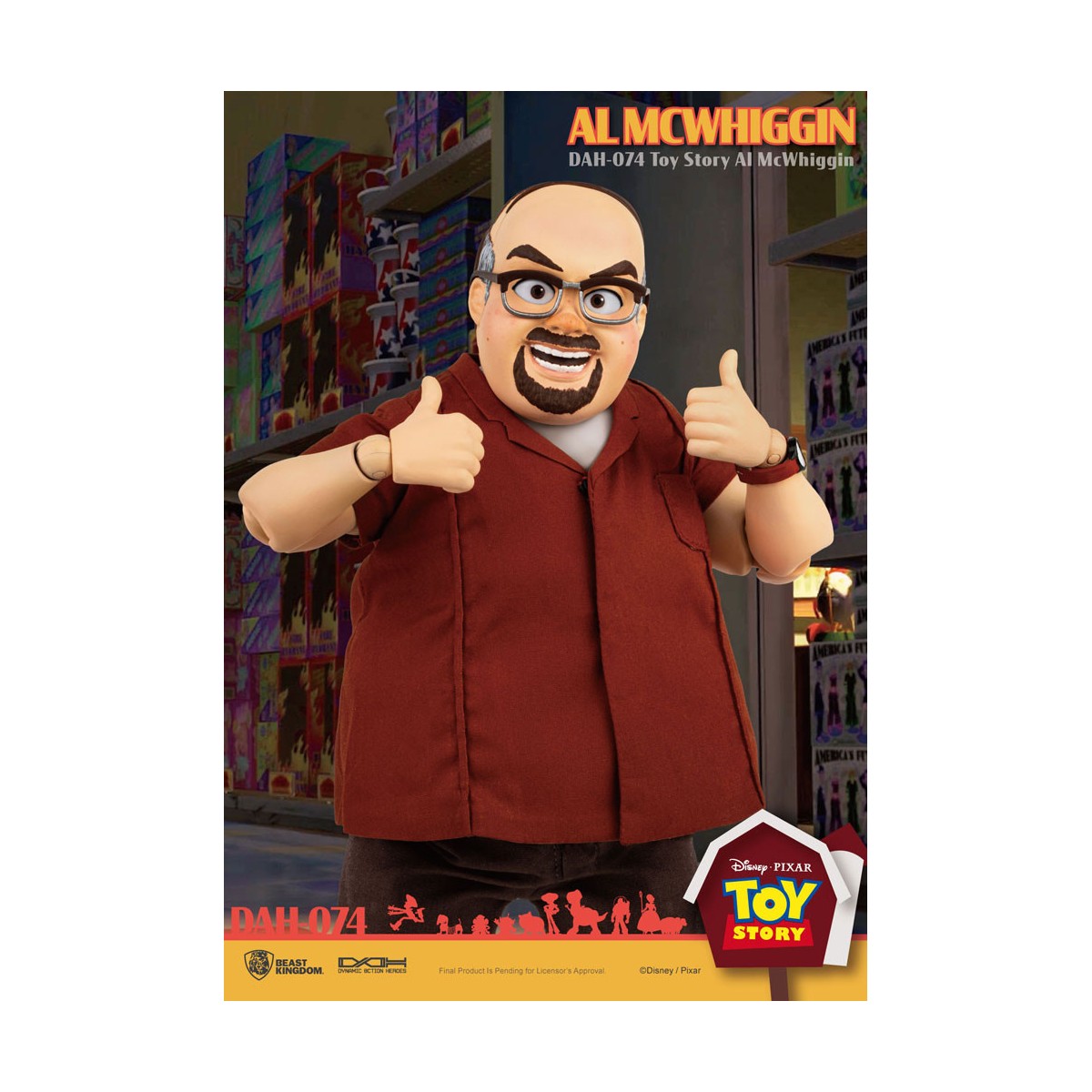 Beast Kingdom - Toy Story 2 Al Mcwhiggn - Dynamic Action Heroes Actionfigur 1/9