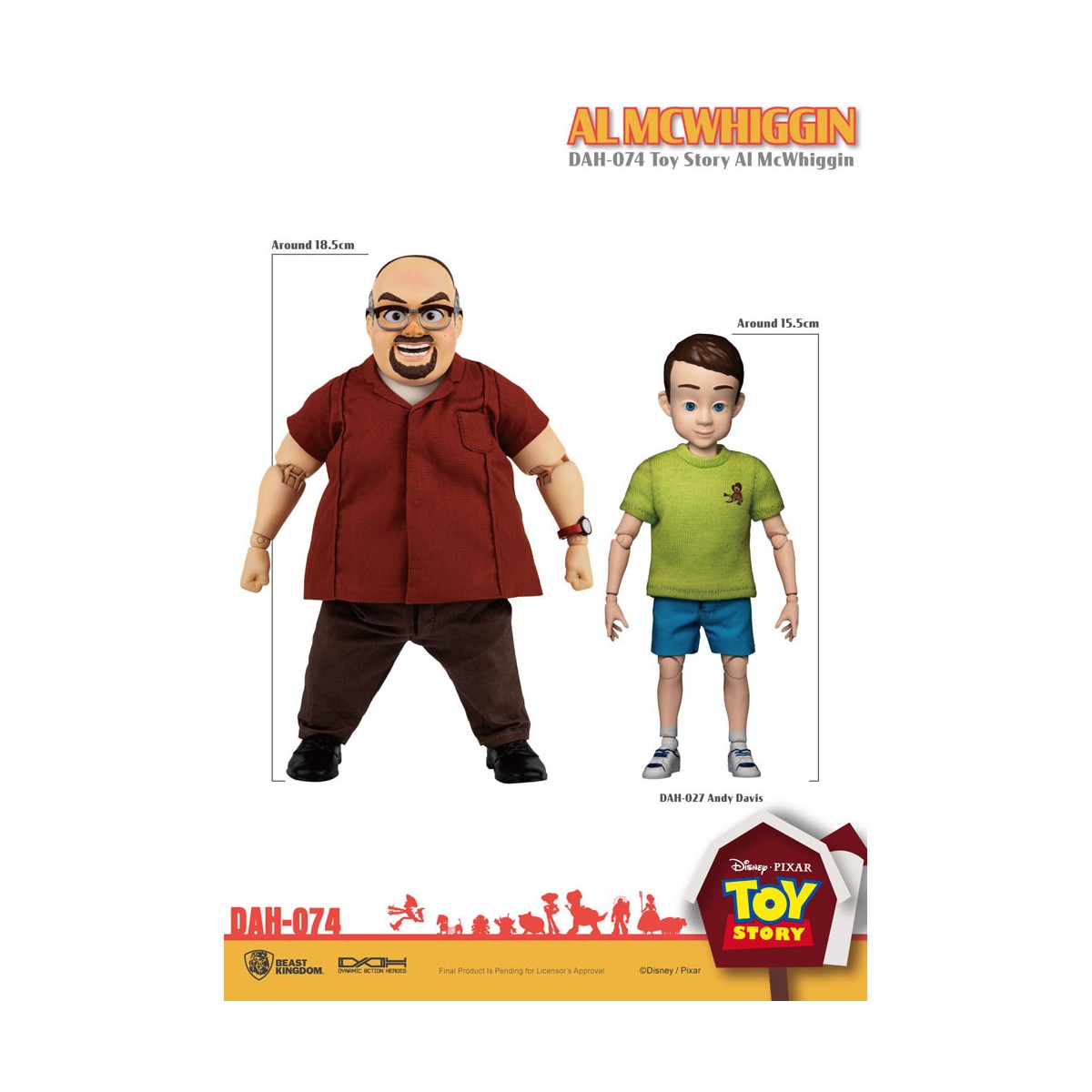 Beast Kingdom - Toy Story 2 Al Mcwhiggn - Dynamic Action Heroes Actionfigur 1/9