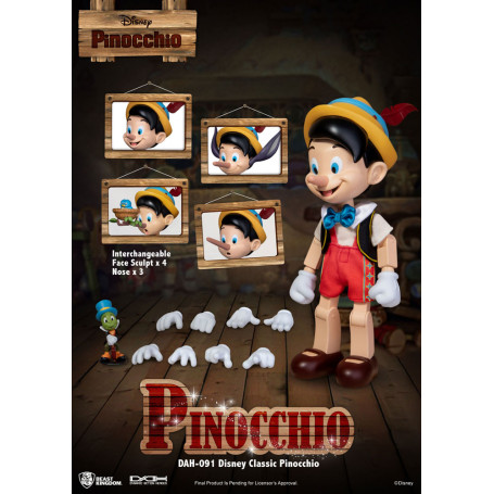 Beast Kingdom Disney Classic Figurine - Pinocchio - Dynamic Action Heroes 1/9