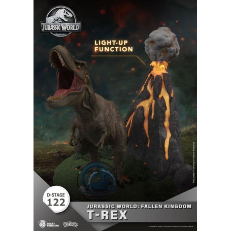 Beast Kingdom Jurassic World: Falling Kingdom Diorama - T-REX - PVC D-Stage Iconic Movie Scene