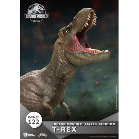 Beast Kingdom Jurassic World: Falling Kingdom Diorama - T-REX - PVC D-Stage Iconic Movie Scene