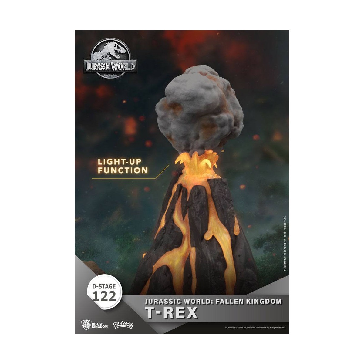 Beast Kingdom Jurassic World: Falling Kingdom Diorama - T-REX - PVC D-Stage Iconic Movie Scene