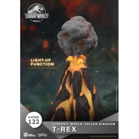 Beast Kingdom Jurassic World: Falling Kingdom Diorama - T-REX - PVC D-Stage Iconic Movie Scene